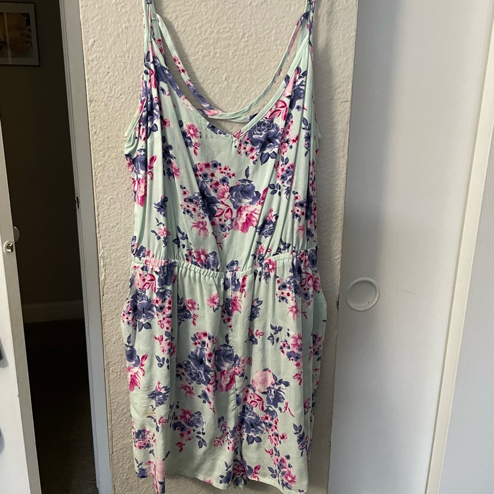 Floral Romper. Size 12